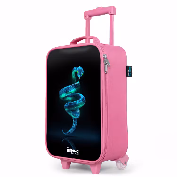Valise enfant - Rose - Tuyau numérique en forme de spirale — 8
