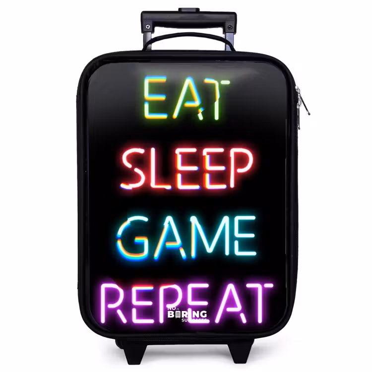 Valise enfant - Qoute avec des néons — 1