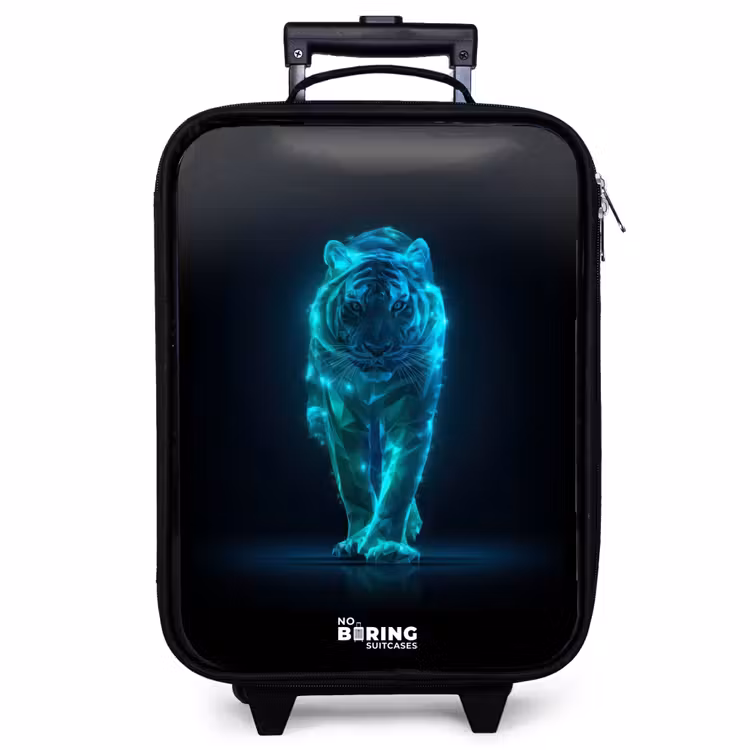 Valise enfant - Tigre lumineux en mouvement — 1