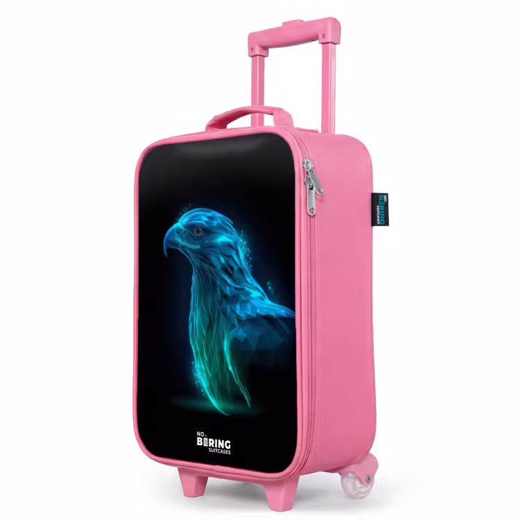 Valise enfant - Rose - Aigle numérique de profil — 8