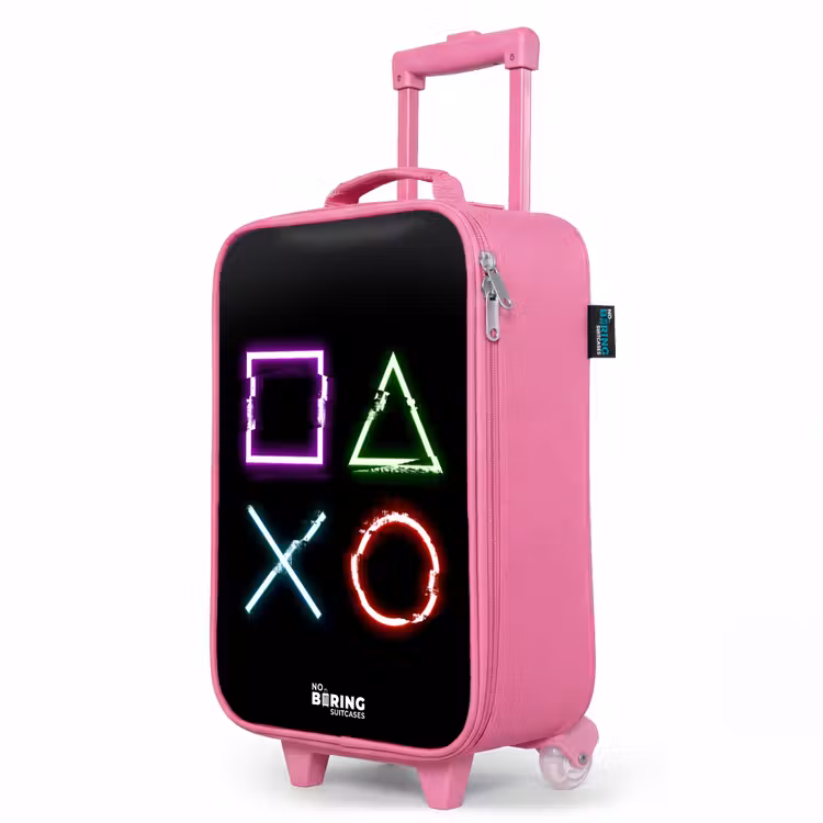 Valise enfant - Rose - Boutons de console de jeu — 8