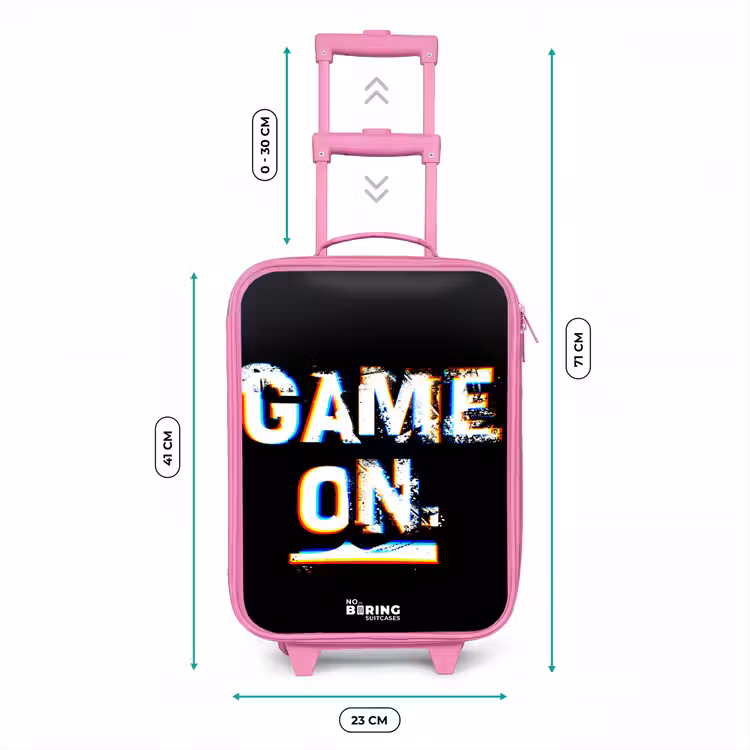 Valise enfant - Rose - Le jeu en noir et blanc — 6
