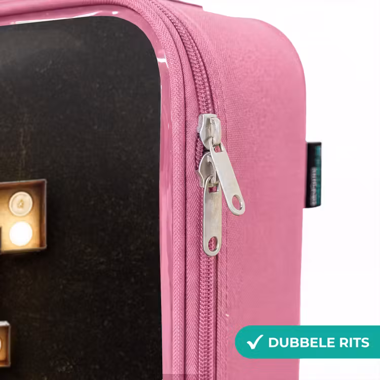 Valise enfant - Rose - Qoute avec la lumière — 7