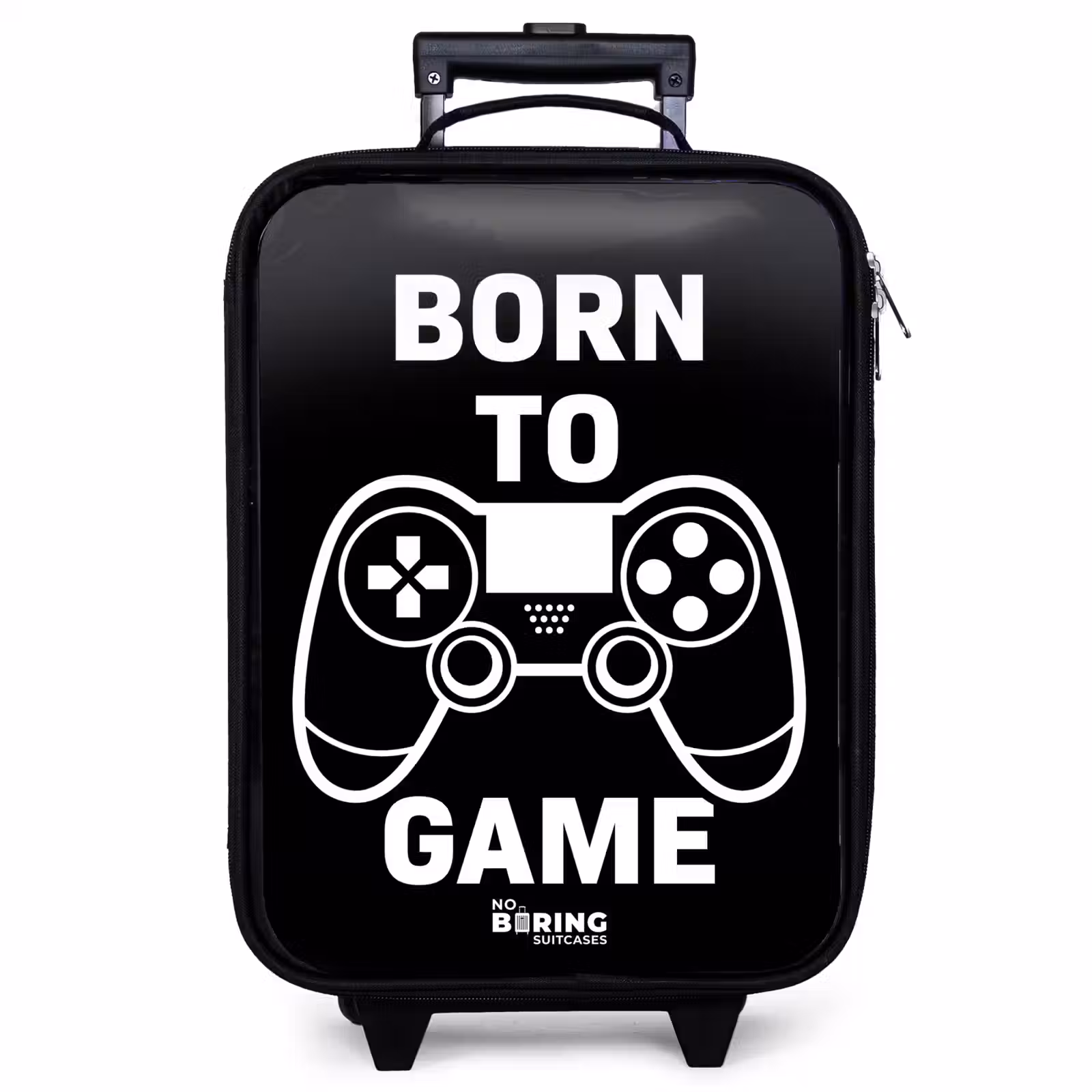 Valise enfant - Qoute avec contrôleur en noir et blanc — 1