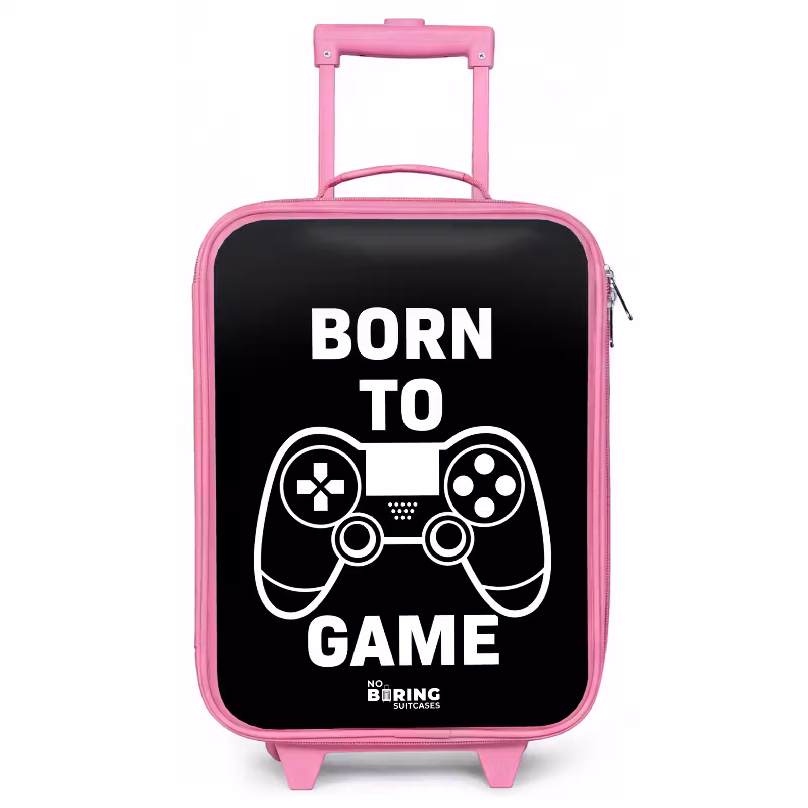 Valise enfant - Rose - Né pour jouer avec une manette — 1