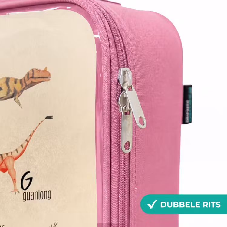 Valise enfant - Rose - Alphabet Dino — 7
