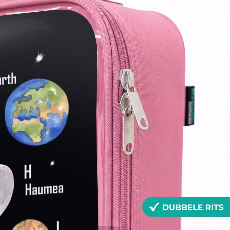 Valise enfant - Rose - Alphabet sur le thème de l'espace — 7