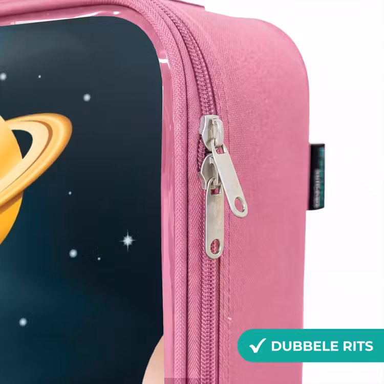 Valise enfant - Rose - L'espace avec les planètes — 7