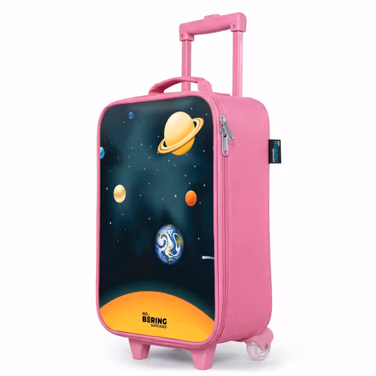 Valise enfant - Rose - L'espace avec les planètes — 8