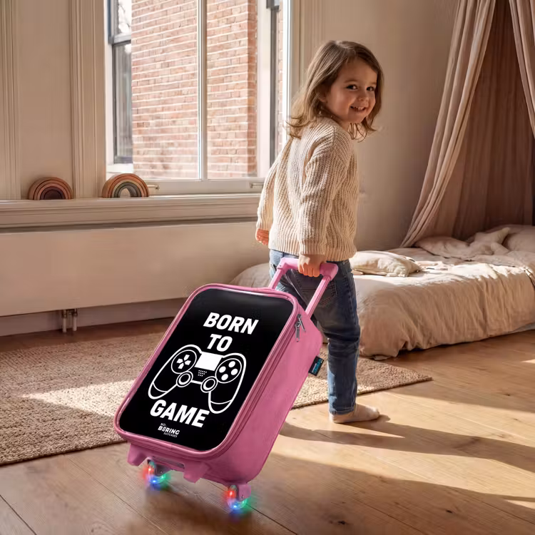 Valise enfant - Rose - Né pour jouer avec une manette — 2