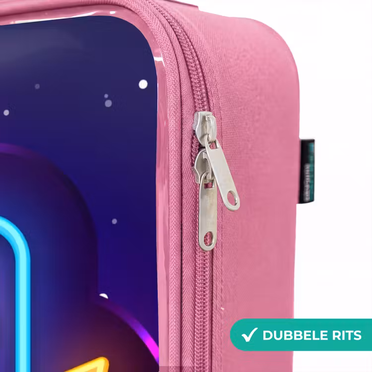 Valise enfant - Rose - Panneau néon avec contrôleur — 7