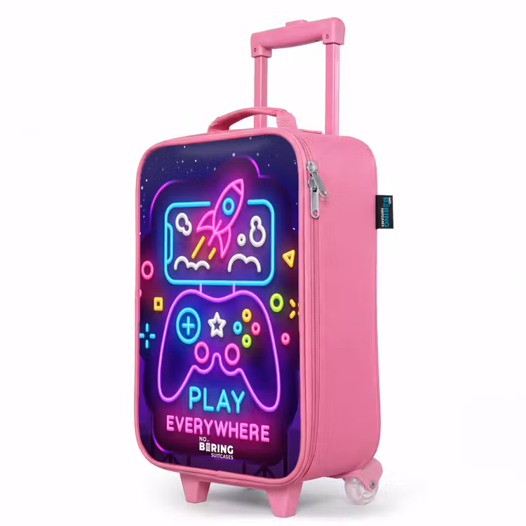 Valise enfant - Rose - Panneau néon avec contrôleur — 8