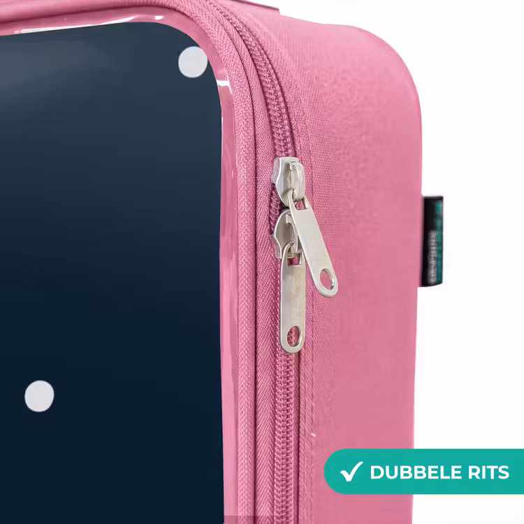Valise enfant - Rose - Petit roi à pois — 7