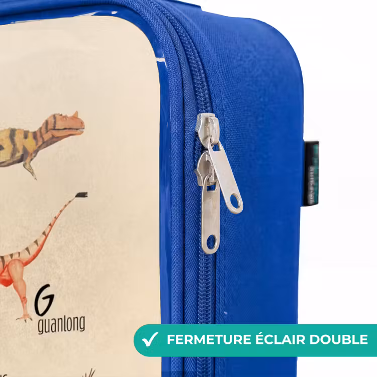 Valise enfant - Bleu - Alphabet Dino — 7