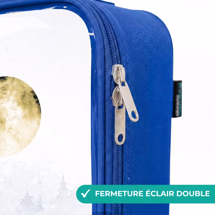 Valise enfant - Bleu - animaux de la ferme — 7