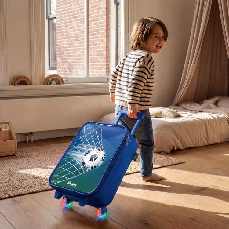 Valise enfant - Bleu - Ballon dans le but — 2