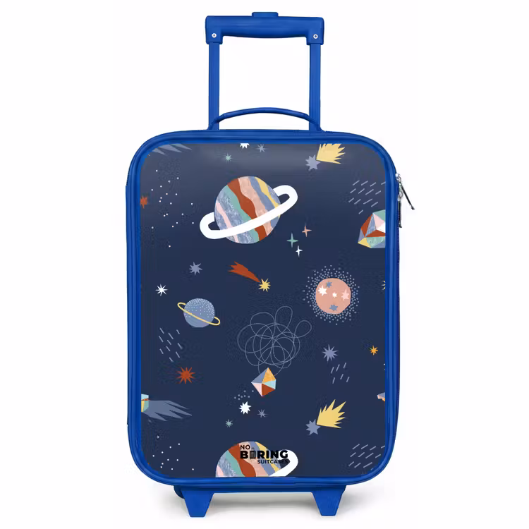 Valise enfant - Bleu - Les planètes dans le ciel — 1