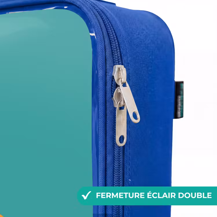 Valise enfant - Bleu - Robot vert — 7