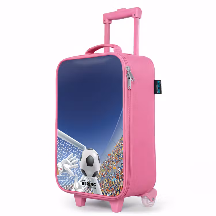 Valise enfant - Rose - Gardien de but arrêtant un ballon — 8