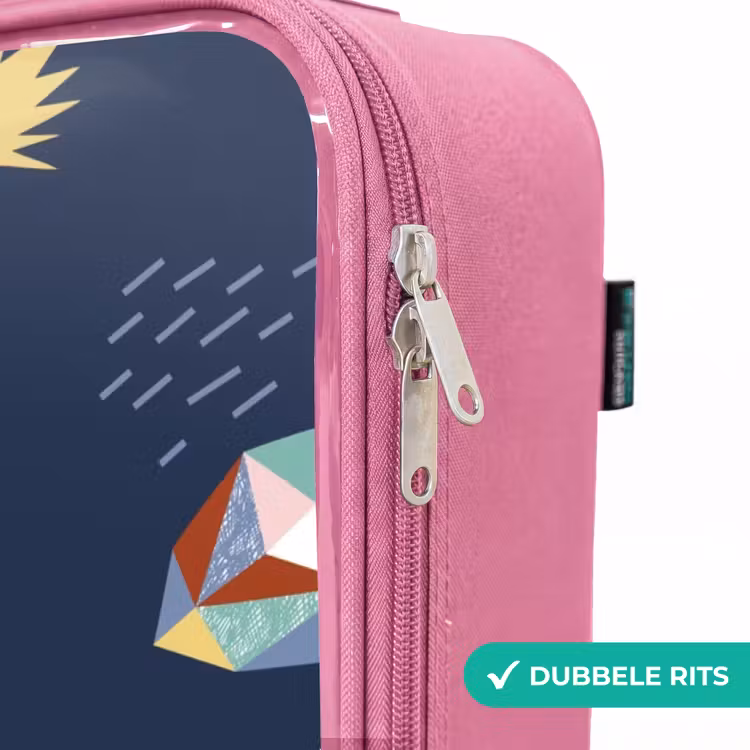 Valise enfant - Rose - Les planètes dans le ciel — 7
