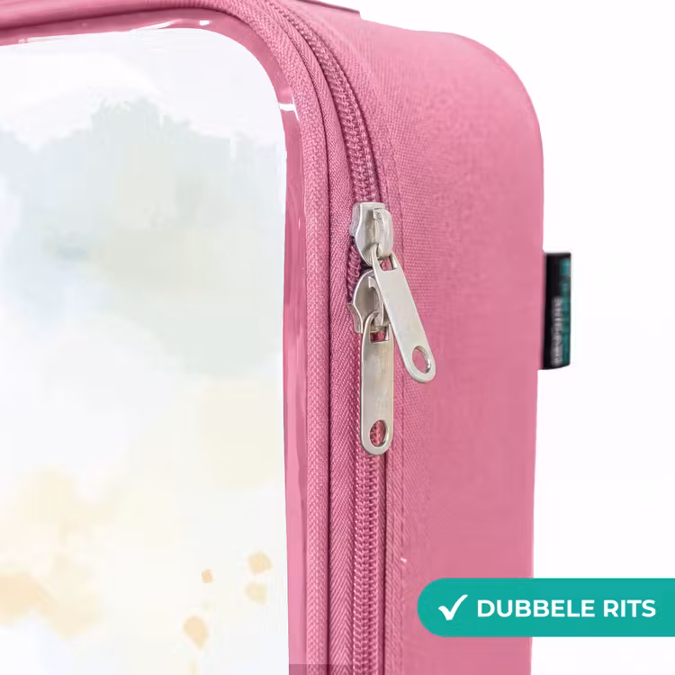 Valise enfant - Rose - Singe à bascule à l'aquarelle — 7