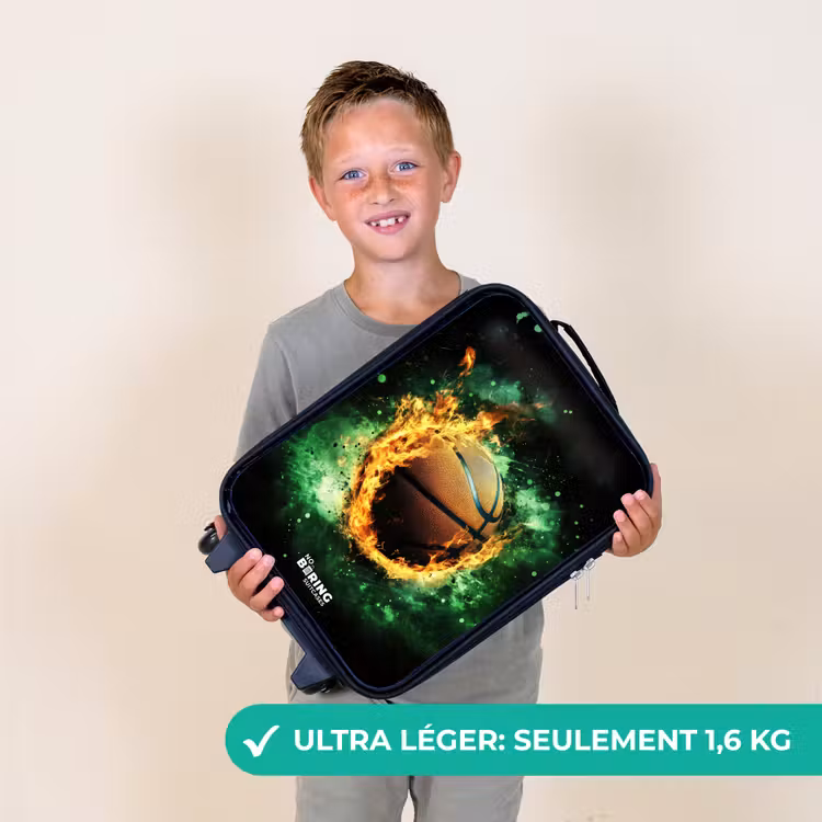 Valise enfant - Basket-ball en flammes et énergie explosive — 2