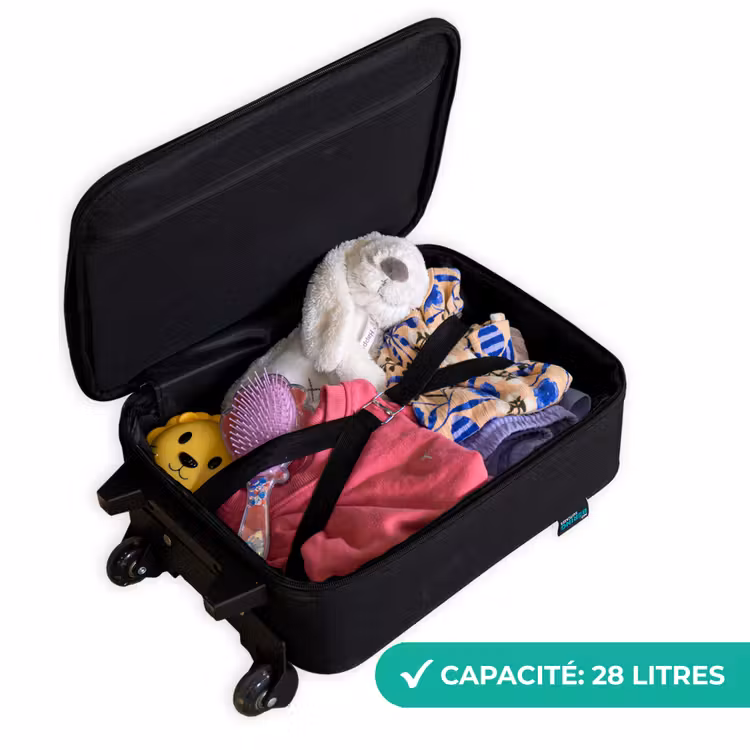 Valise enfant - Papillons colorés en rose et bleu — 4