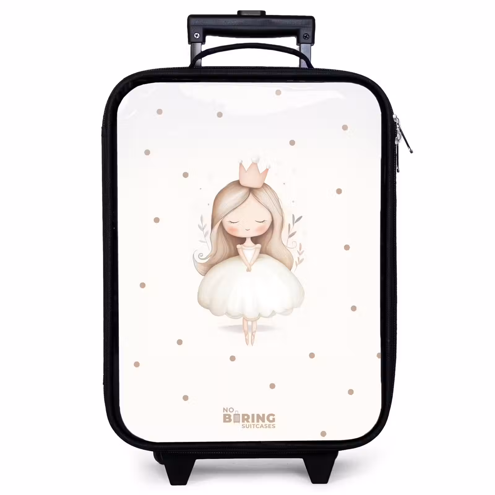 Valise enfant - Ballerine princesse à pois beige — 1