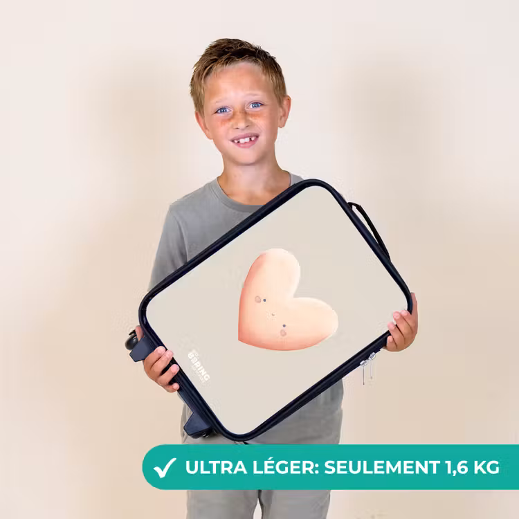 Valise enfant - Coeur en couleurs pastel — 2