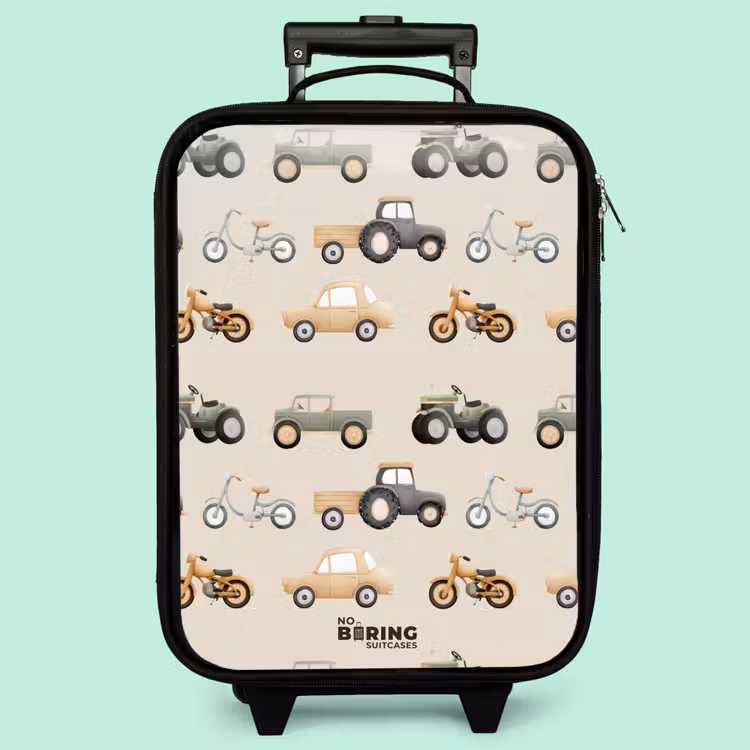 Valise enfant - Motif de véhicule rétro — 3
