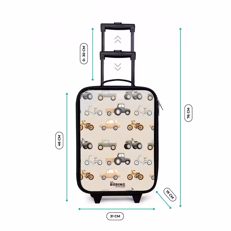 Valise enfant - Motif de véhicule rétro — 7
