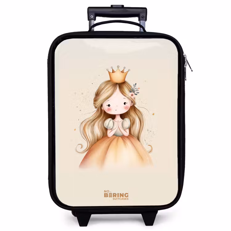 Valise enfant - Princesse dans les tons dorés — 1