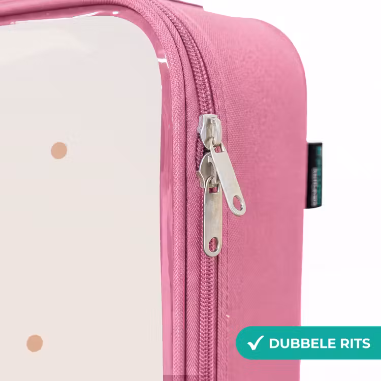 Valise enfant - Rose - Chaton ballerine en couleur beige — 7