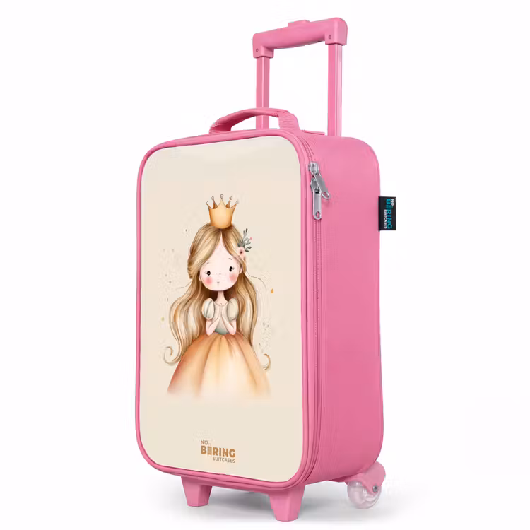 Valise enfant - Rose - Princesse dans les tons dorés — 8