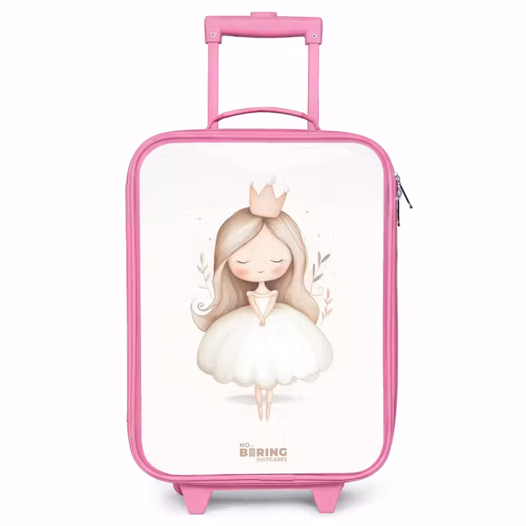 Valise enfant - Rose - Princesse gracieuse en blanc — 1