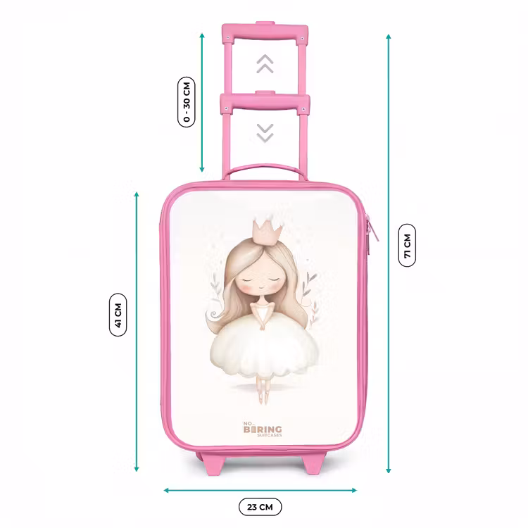 Valise enfant - Rose - Princesse gracieuse en blanc — 6