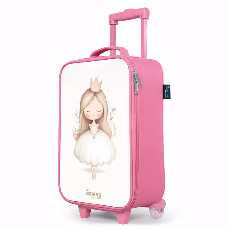 Valise enfant - Rose - Princesse gracieuse en blanc — 8