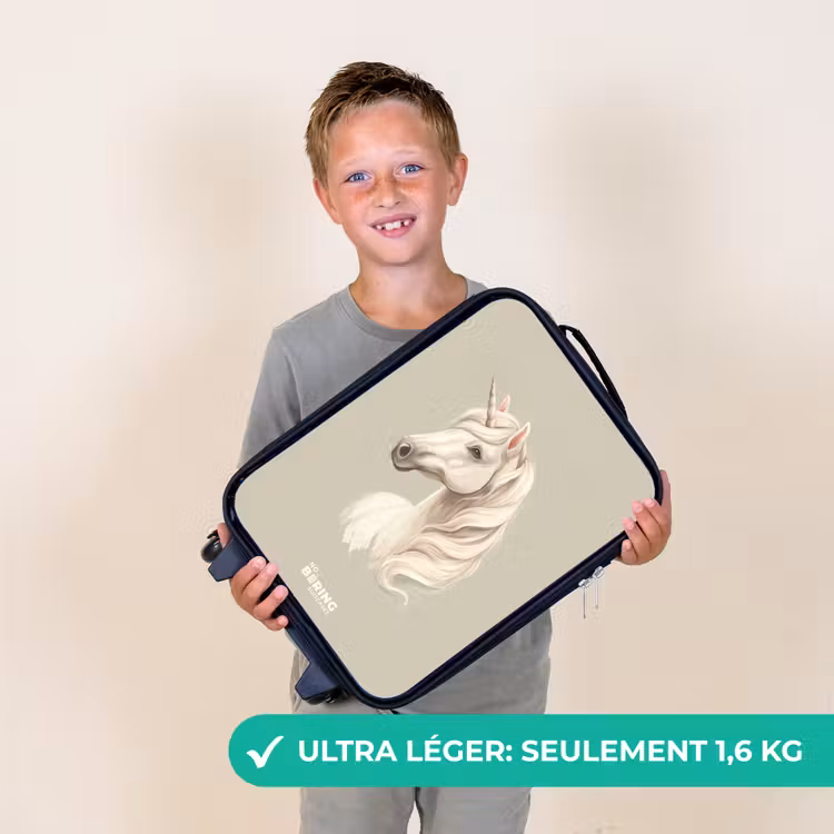 Valise enfant - Licorne en couleurs neutres — 2