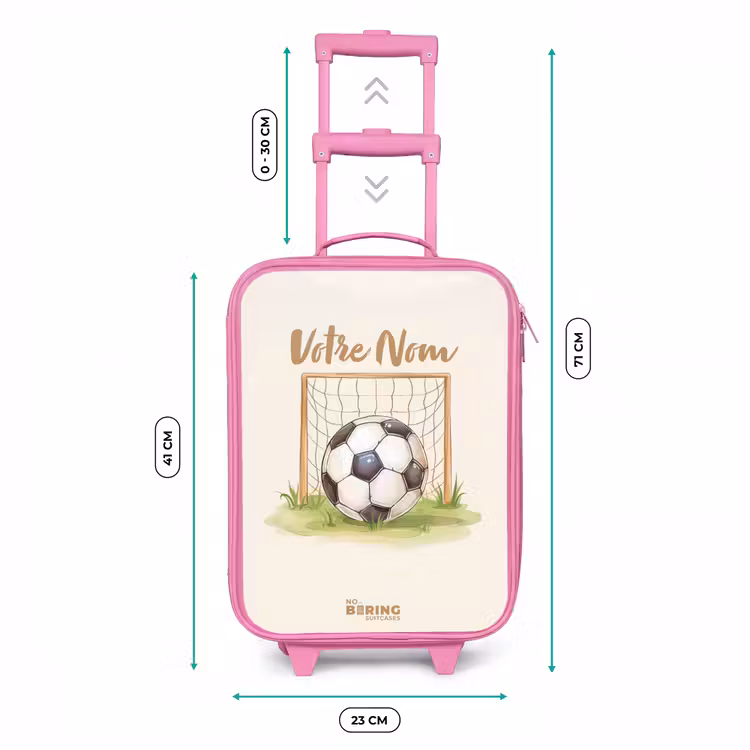 Valise enfant - Rose - Le football dans un but — 6