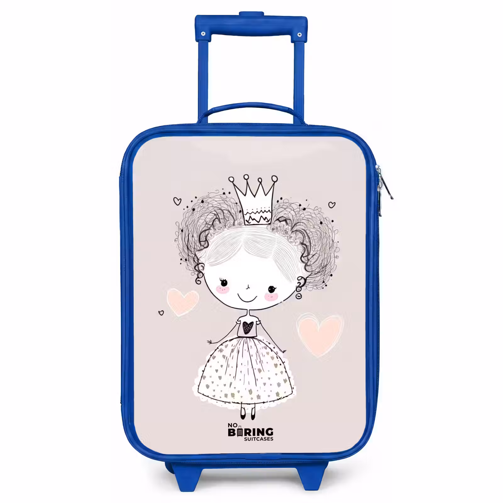 Valise enfant - Bleu - Princesse aux boucles — 1
