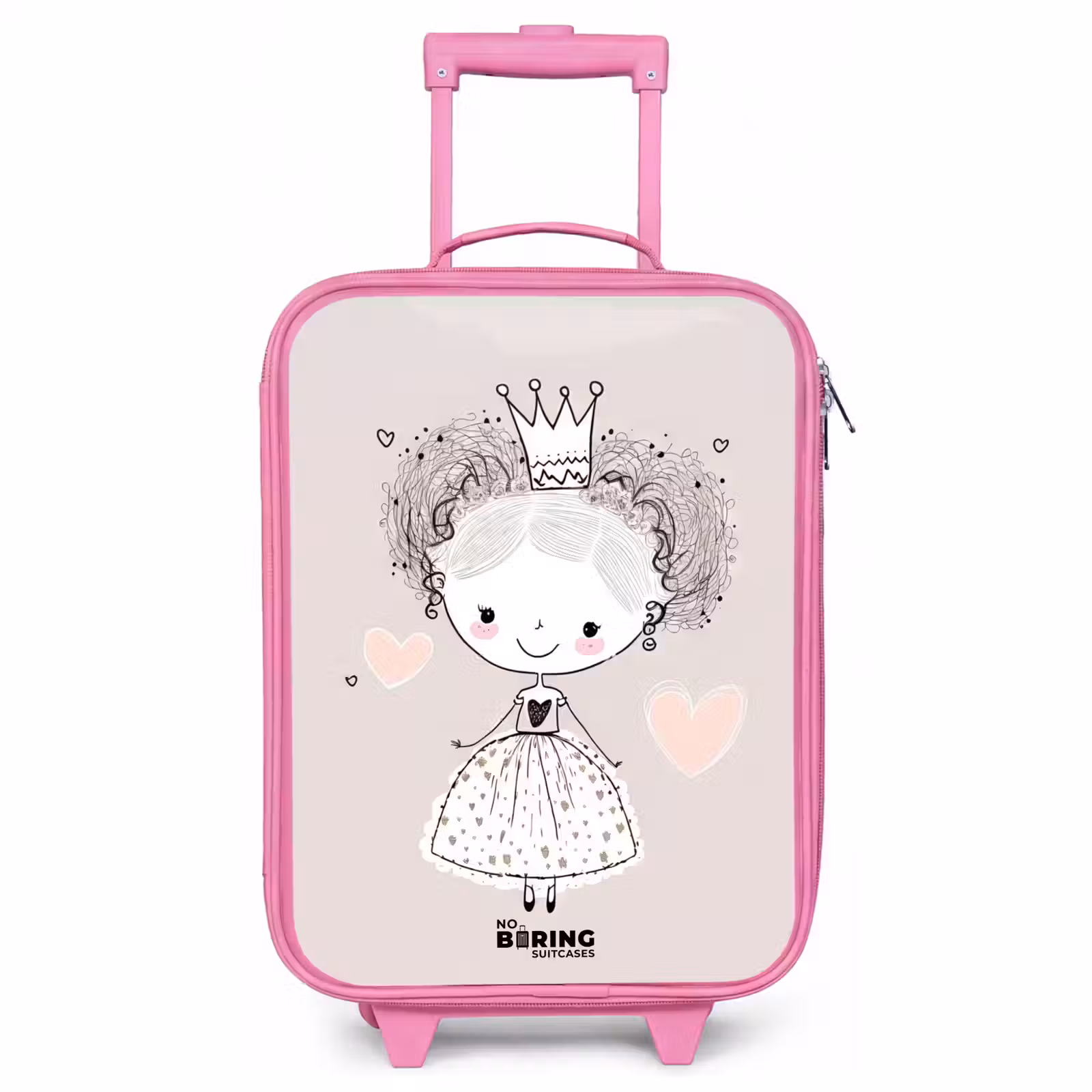 Valise enfant - Rose - Princesse aux boucles — 1