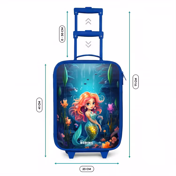 Valise enfant - Bleu - Reine de corail — 6