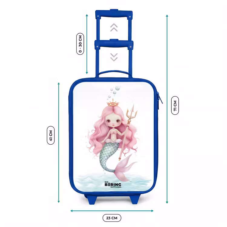 Valise enfant - Bleu - Sirène Suzy — 6