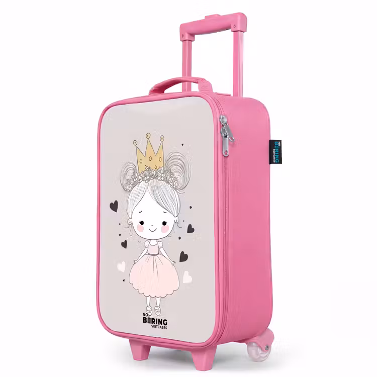Valise enfant - Rose - Princesse au chignon — 8
