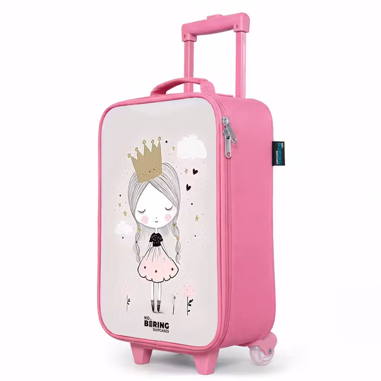 Valise enfant - Rose - Princesse de rêve aux cheveux tressés — 8