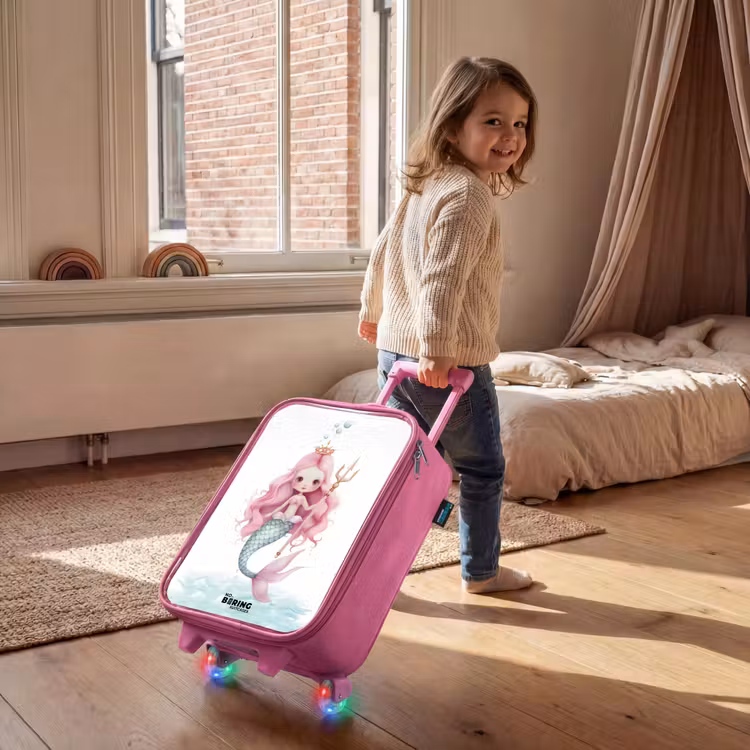 Valise enfant - Rose - Sirène Suzy — 2