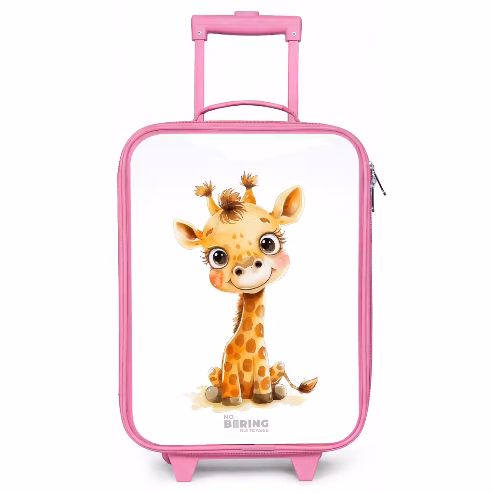 Valise enfant - Rose - Bébé girafe — 1