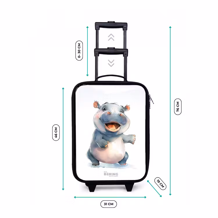 Valise enfant - Bébé hippopotame — 7