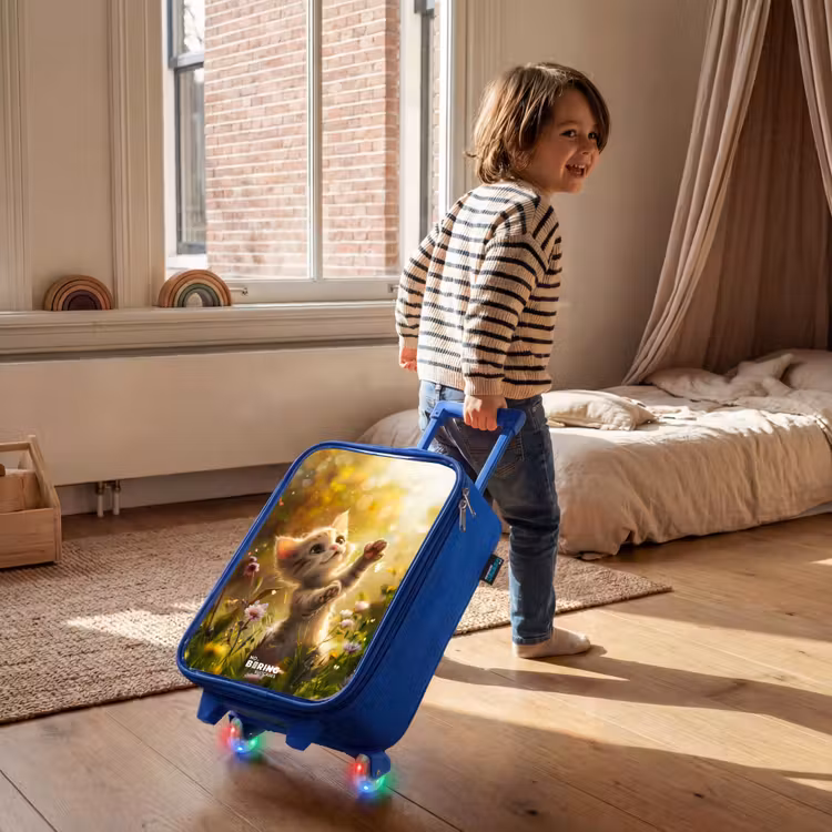 Valise enfant - Bleu - Chaton Koosje — 2