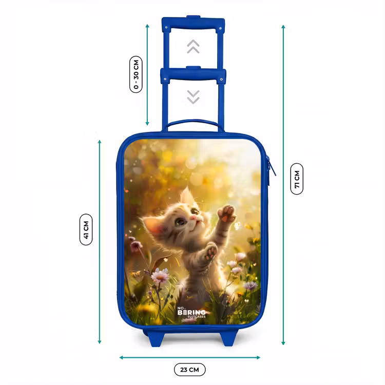 Valise enfant - Bleu - Chaton Koosje — 6